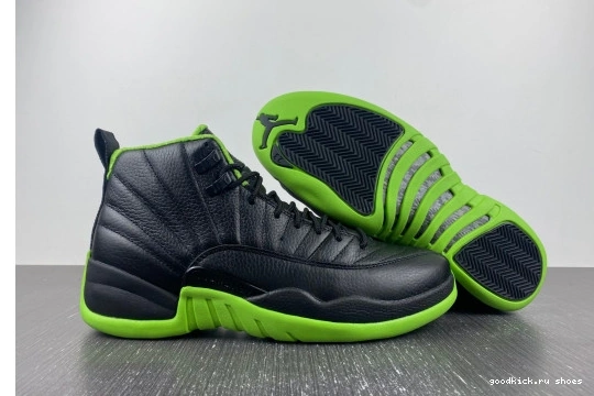 GREEN AJ12 BLACK Jordan 12 DOF FLIGHT 0419